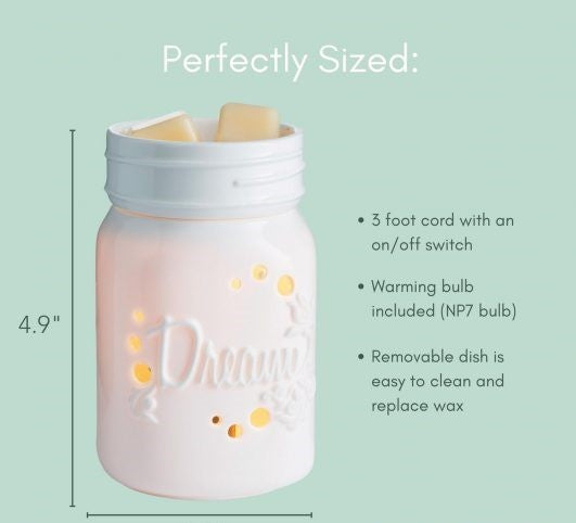 Mason Jar Midsize Illumination Fragrance/Wax Warmer