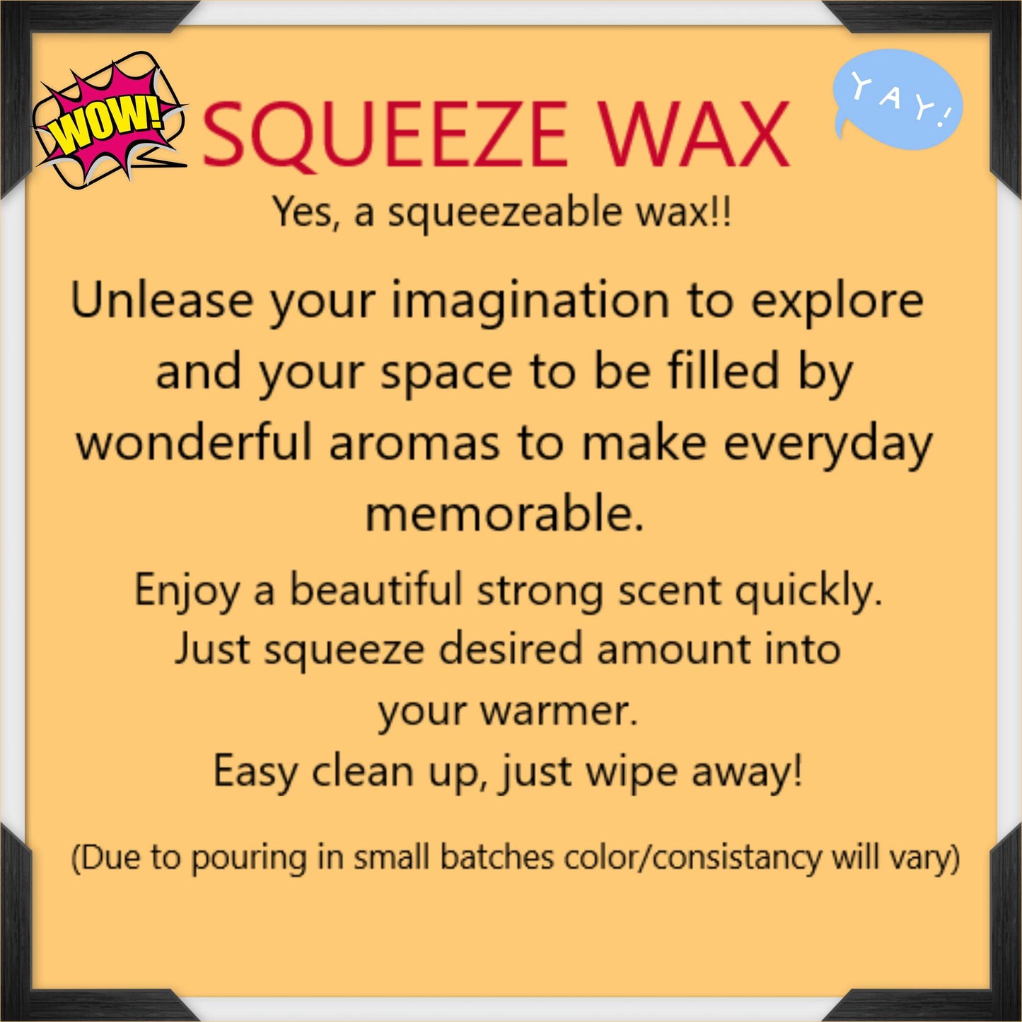 Vanilla - Wax Melt - Liquid/Squeeze Wax